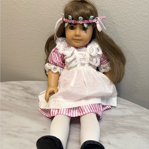 Pleasant co Samantha doll in her birthday outfit